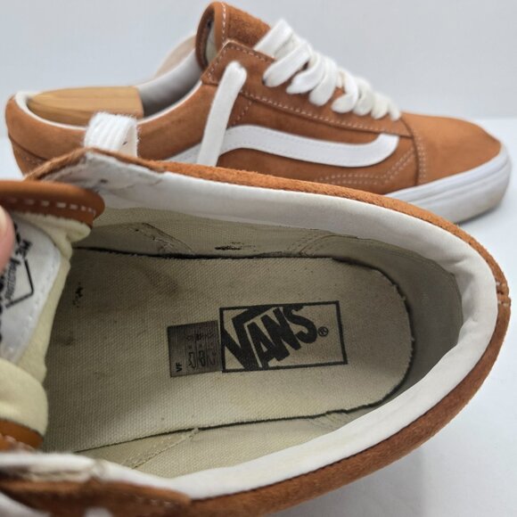 Vans | Old Skool tan brown suede granola low-top sneakers | WMS 10 - Picture 7 of 12